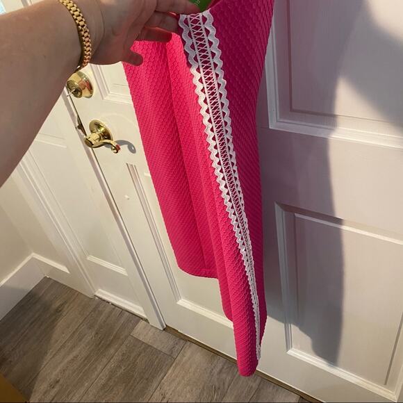 Pappagallo Sandy dress in Barbie HOT pink 10 NWT Barbiecore - Picture 7 of 13